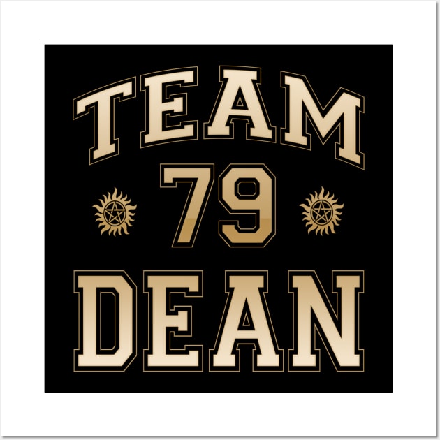 TEAM DEAN 1 Wall Art by GreatSeries